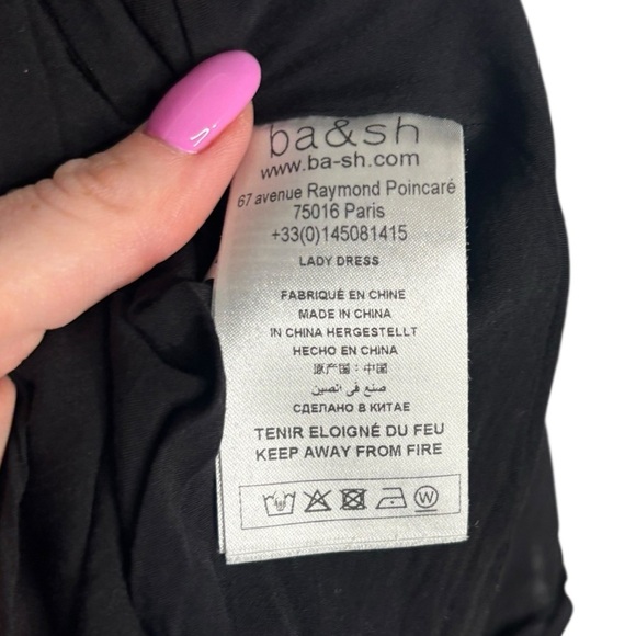 BA&SH Selena Zebra Print High Low Maxi Dress Size Small - Picture 11 of 16